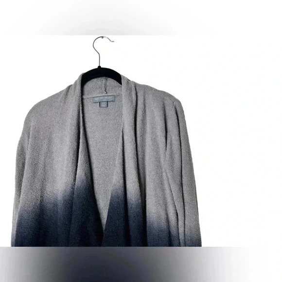 BAREFOOT DREAMS CozyChic Lite Ombre Calypso Wrap Cardigan Loden Carbon S/M - Picture 9 of 16